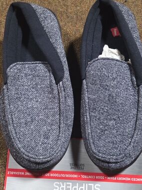 Hanes Men's Charcoal Heather Slip-On Loafers